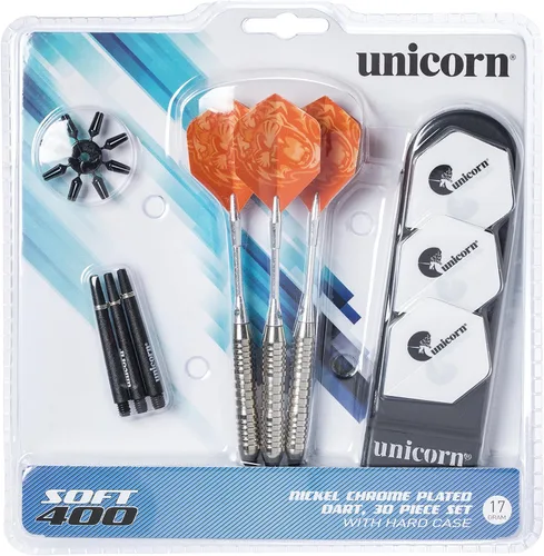Vista 9 de Unicorn Juego de dardos suaves 400, 0.38 libras