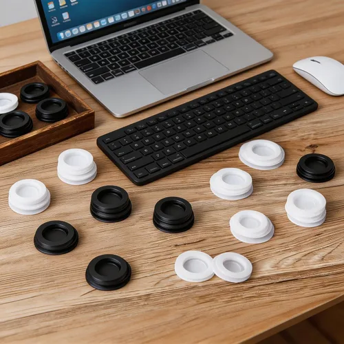 Vista 4 de Piggy Bank Stoppers, 20 Silicone Replacement Plugs, 5 Sizes