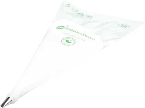 Restaurantware Pastry Tek - Punta de pastelería 1 punta de tubería reutilizable de tejido de cesta, punta de glaseado de acero inoxidable #48