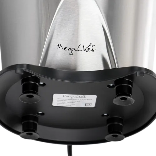 Vista 6 de MegaChef Exprimidor eléctrico de cítricos de acero inoxidable