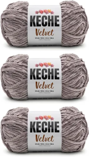 Vista 30 de Hilo de terciopelo Keche para crochet, suave chenilla voluminosa para bebé, manta Amigurumi, 100 gr (121 m) - Turquesa