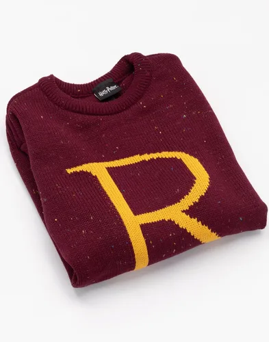 Vista 4 de Harry Potter Ron Weasley - Suéter de punto unisex para hombre, Rojo