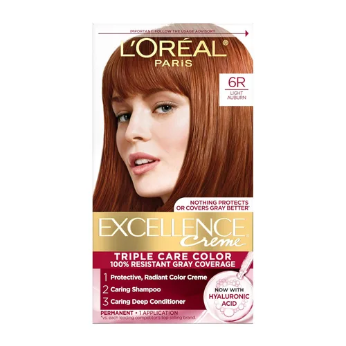 Vista 40 de L'Oreal Paris Excellence Crème Tinte Permanente para el Cabello, Color de Cabello de Triple Cuidado con Complejo Pro-Keratina para una Cobertura