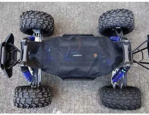 Chasis a prueba de polvo Rock Dirt Resist Guard Cover Negro para Traxxas 1/5 X-Maxx XMAXX 6S 8S