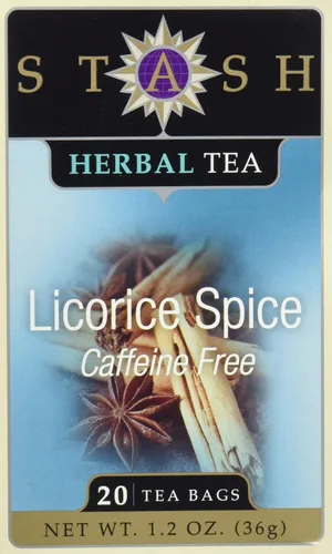 Vista 7 de Stash Tea Premium - Té de hierbas sin cafeína, canela y vainilla, 18