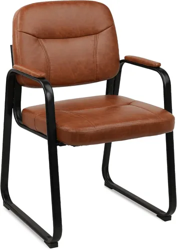 Vista 33 de CLATINA Silla de recepción de invitados, sillas de sala de conferencias, sillas de sala de espera con brazos acolchados, silla de escritorio sin