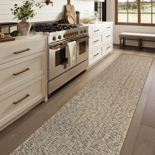 Vista 75 de LEEVAN Alfombra de Pasillo de Cocina Lavable, 2' x 4.3' Alfombras de Baño Bohemias de Algodón Tostado Reversible para Entrada, Alfombra de Pasillo