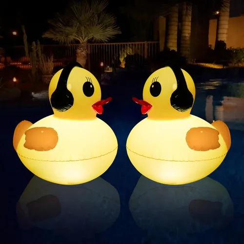 Luces solares flotantes para piscina, luces de piscina impermeables de 16 pulgadas que flotan, accesorios de piscina LED iluminados, luz de piscina