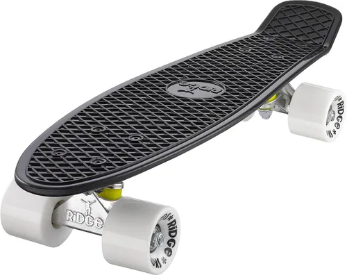 Vista 11 de Ridge Skateboard 55 cm Mini Cruiser Retro Stil in M Rollen Komplett U Fertig Montiert