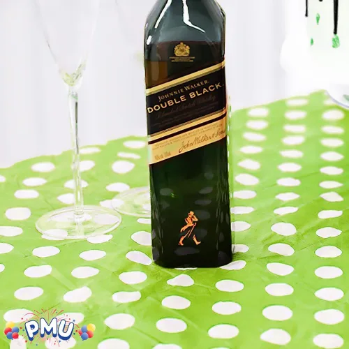 Vista 7 de Mantel de plástico con lunares, 108 x 54 pulgadas, verde lima