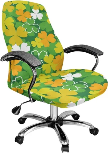 Vista 37 de Xoenoiee Fundas para silla de oficina con estampado de rayas de tigre, funda elástica para silla de juegos de computadora, fundas universales