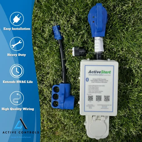 Vista 4 de ActiveStart SoftStart Aire Acondicionado RV de Arranque Suave de 50 Amperios Plug and Play para Autocaravanas. Funciona hasta 4 Aires Acondicionados