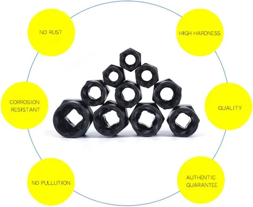 Vista 6 de 10 piezas de removedor de tuercas, juego de extractor de tuercas de impacto de 0.354-0.748 in, enchufe extractor de tuercas, juego de herramientas