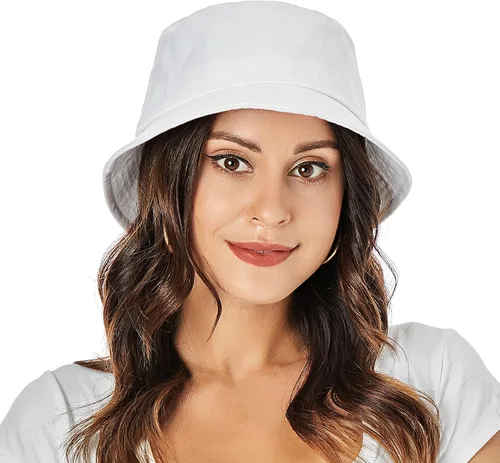 Vista 6 de Umeepar Paquete de 2 sombreros de algodón unisex para hombres y mujeres, talla única