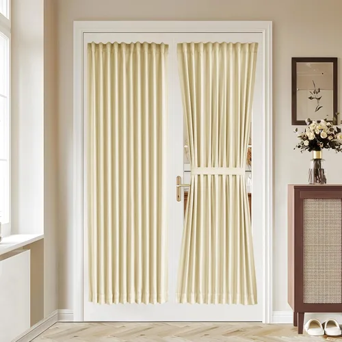 Vista 83 de Vatge - Cortinas laterales para ventana de puerta, cortinas para luz lateral de puerta frontal, 1 panel, 12 (ancho) x 72 (largo) pulgadas, aguamarina