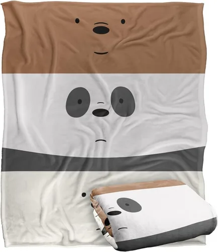 Vista 14 de We Bare Bears Grizz - Manta de tacto sedoso, súper suave, 36 x 58 pulgadas