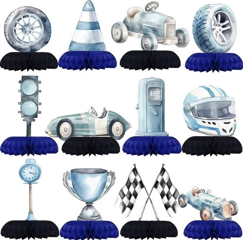 Vista 9 de Decoraciones de Fiesta de Carnaval y Circo - Centros de Mesa en Forma de Panal para Decoración de Cumpleaños de Circo - Decoración de Mesa