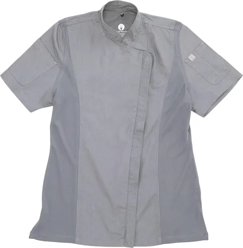 Vista 8 de Chef Works Abrigo de chef Springfield para mujer
