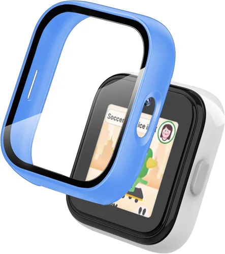 Vista 7 de Paquete de 2 fundas compatibles con T-Mobile SyncUp Kids Watch, carcasa rígida de policarbonato con vidrio templado para accesorios de reloj SyncUp