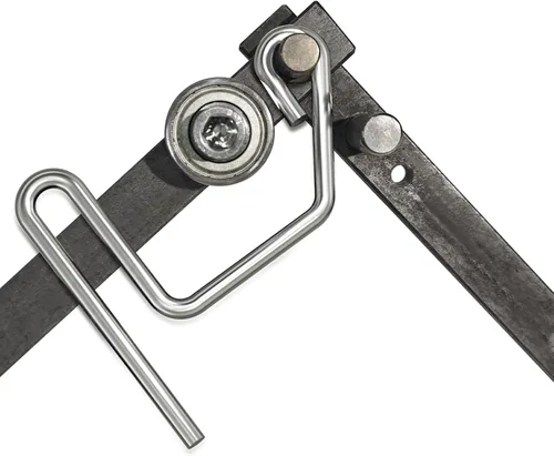 Vista 3 de Doblador manual de varilla, mini tubo, doblador de barras de refuerzo de mano, herramienta de doblado de banco de trabajo de escritorio para doblar