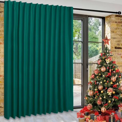 Vista 14 de DWCN - Cortinas para puerta corrediza de patio, cortinas extra anchas para puerta de vidrio, panel de cortina divisora de habitación con privacidad