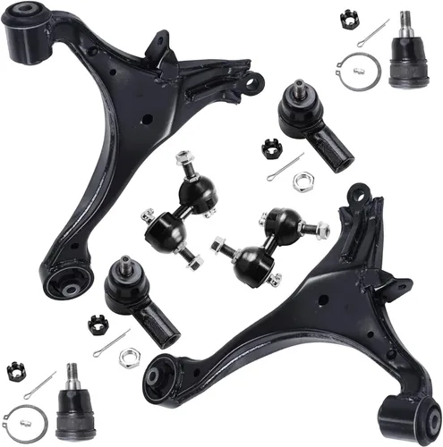 Vista 153 de Detroit Axle - Kit de suspensión frontal de 8 piezas para Chevy GMC Silverado Sierra Suburban 1500 Yukon Avalanche Cadillac Escalade brazos