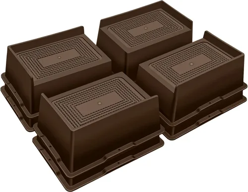 Vista 12 de ANNKUT Elevadores de cama de 2 pulgadas, resistentes, elevadores de sofá de gran tamaño, elevadores de muebles extra anchos para sofá, mesa