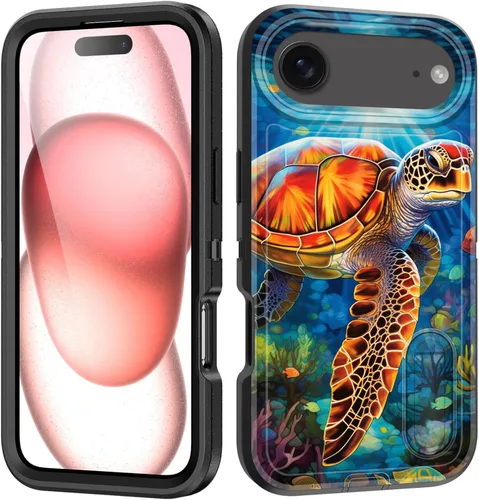 Vista 131 de Funda para iPhone Air con soporte integrado, a prueba de golpes, polvo y caídas, 3 capas, grado militar, funda protectora para iPhone Air de 6.5