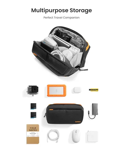 Vista 3 de tomtoc Carrying Bag for Nintendo Switch OLED, Protective Large Capacity, with 20 Game Card Slots, Travel Storage Pouch, Electronics Accessory