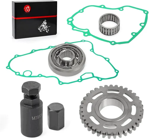 Vista 5 de Extractor de volante y embrague de arranque Kit de engranajes de rodamiento unidireccional y junta para Honda TRX450ER TRX 450ER 2006-2009 2011-2014