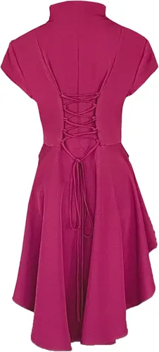 Vista 2 de Vnyeelfy Chaqueta steampunk para mujer, gótica, victoriana, renacentista, medieval