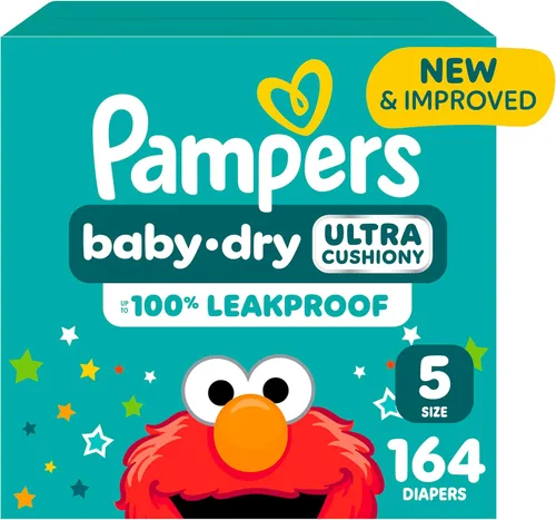 Vista 22 de Pañales Pampers Baby Dry - Talla 2, 186 unidades, pañal desechable absorbente para bebé (el empaque puede variar)