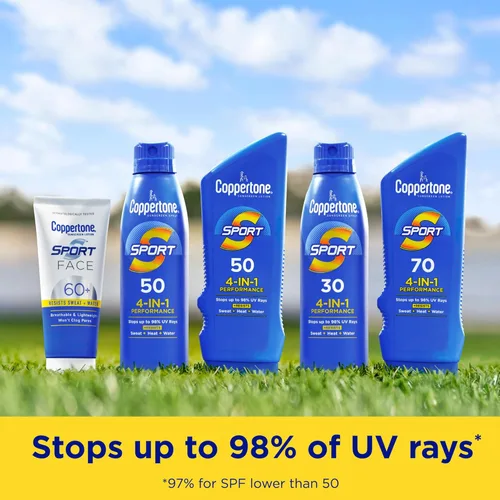 Vista 4 de Coppertone SPORT - Spray de protección solar SPF 30, protector solar resistente al agua, protector solar de amplio espectro SPF 30, espray de 5.5
