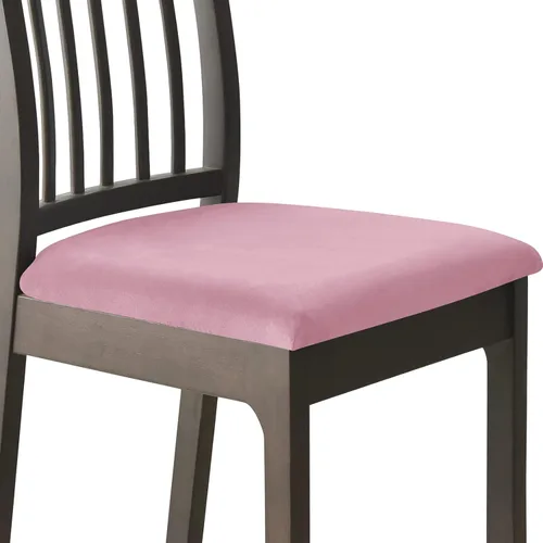 Vista 11 de Fundas de asiento de terciopelo para silla de comedor, fundas elásticas para sillas de comedor con lazos, funda protectora suave para cocina, hotel