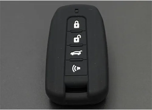 Funda de llave de coche para SsangYong TIVOLAN ACTYON Kyron Korando Rodius, funda de silicona para llave de coche de 4 botones