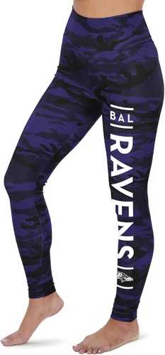 Vista 116 de Zubaz NFL Mallas para mujer de longitud completa de cintura alta básica 1.0