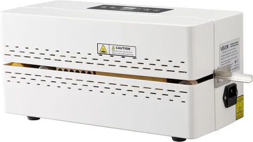 Vista 9 de VEVOR Máquina de sellado continuo, ancho de sello de 0.32-0.47 pulgadas, sellador automático de banda continua con control digital de temperatura