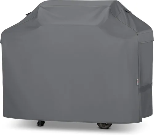 Vista 10 de Unicook Cubierta de parrilla de 55 pulgadas para parrilla al aire libre, cubierta de barbacoa de gas resistente al agua, cubierta exterior de 3 a 4