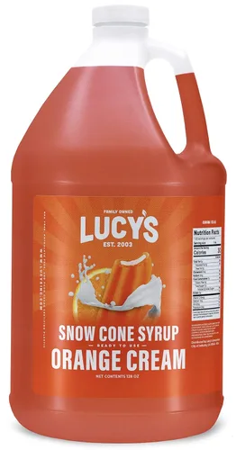 Vista 13 de Lucy's Family Owned – Jarabe para cono de nieve de raspado – 1 galón (128 onzas)