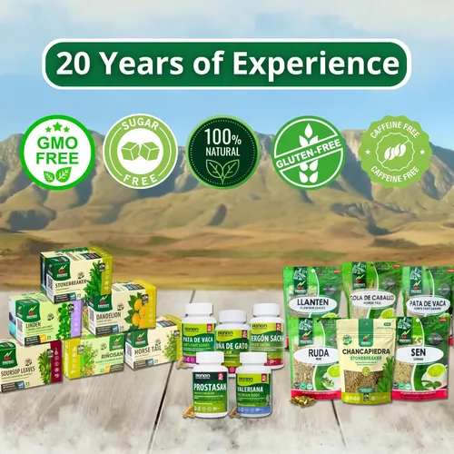 Vista 8 de Té de garra de gato Hanan Uña de Gato 25 bolsitas de té de hierbas - Hierba salvaje de corteza de árbol Una de Gato de Perú