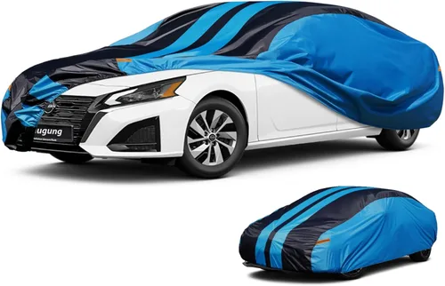 Vista 26 de Kaugung Funda impermeable para automóvil BMW Serie 3 (1999-2025), cubierta exterior completa para automóviles, ligera, resistente al sol, UV