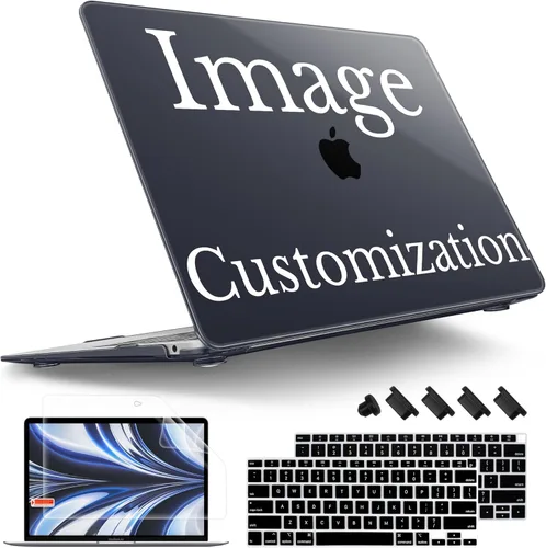 Vista 19 de Tuiklol Para MacBook Air de 13 pulgadas (versión 2021-2018) M1 A2337/A1932/A2179 con pantalla Retina Touch ID, carcasa rígida de plástico y cubierta