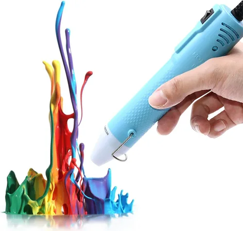 Vista 8 de mofa Pluma de Calor para Repujado, Mini Pistola de Calor, Herramientas de Pluma de Aire Caliente, Pluma Termorretráctil con Soporte Para Bricolaje