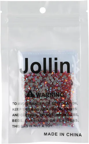 Vista 193 de Hot Fix - Diamantes de imitación de cristal con parte trasera plana, gemas de diamantes de 0.089 pulgadas (6ss 2880 piezas, Jet AB)