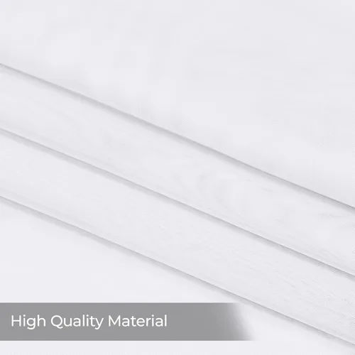 Vista 4 de Utopia Bedding Cortinas traslúcidas con ojales en la parte superior (54 pulgadas de ancho x 84 pulgadas de largo) y 2 paneles de cortinas opacas