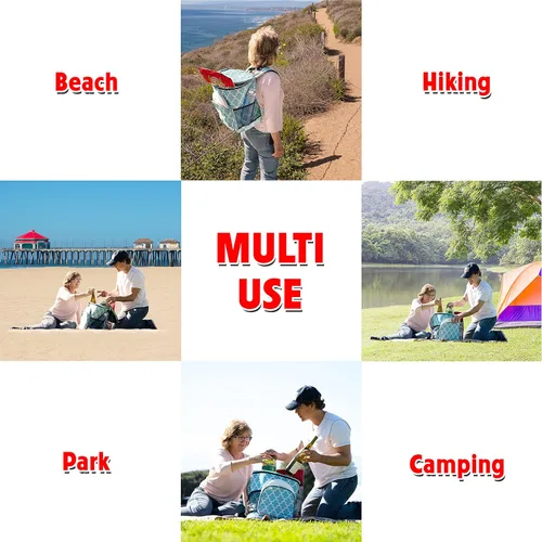 Vista 4 de dbest products - Nevera tipo mochila y carrito inteligente ultra compacta, con aislamiento para playa, picnic, senderismo, campamento, a prueba