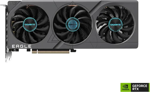 Vista 2 de GIGABYTE - Tarjeta gráfica GeForce RTX 4060 Eagle OC 8G, 3 ventiladores WINDFORCE, 8 GB 128 bits GDDR6, tarjeta de video GV-N4060EAGLE OC-8GD
