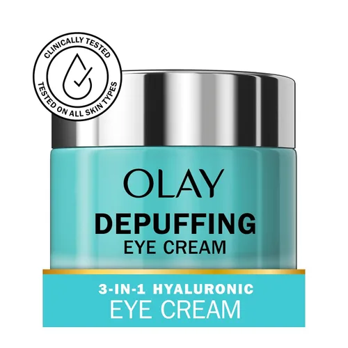 Vista 2 de Olay Hyaluronic + Peptide 24 Gel Crema de ojos, sin fragancia, 0.5oz (0.5 fl oz)
