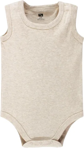 Vista 5 de Hudson - Mamelucos unisex, sin mangas y de algodón para bebé