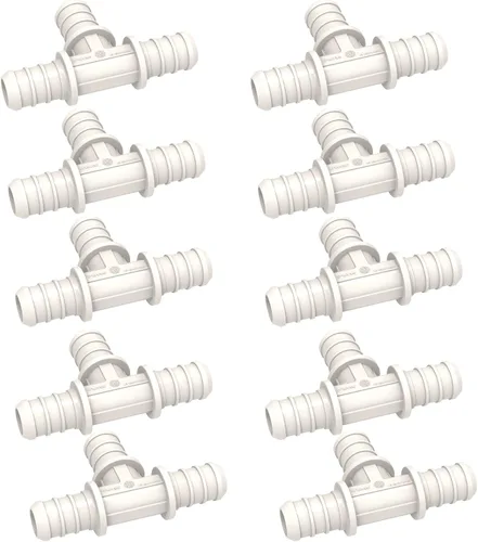 Vista 17 de SEAFLO Acoplamiento de tubería PEX de plástico de 90 grados 1/2" Barb x 1/2" adaptador de codo de ajuste de púas compatible con tubo PEX o PE-RT